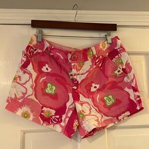 Lilly Pulitzer Pink Floral Women's Shorts